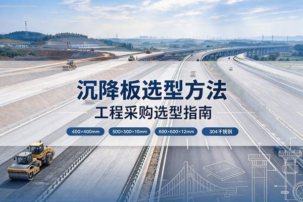 临桂沉降板选择方法