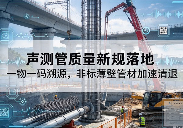 临桂声测管质量新规落地，一物一码溯源，非标薄壁管材加速清退